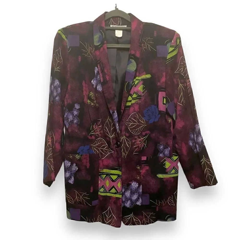 Vintage Kensington Square Purple Blazer